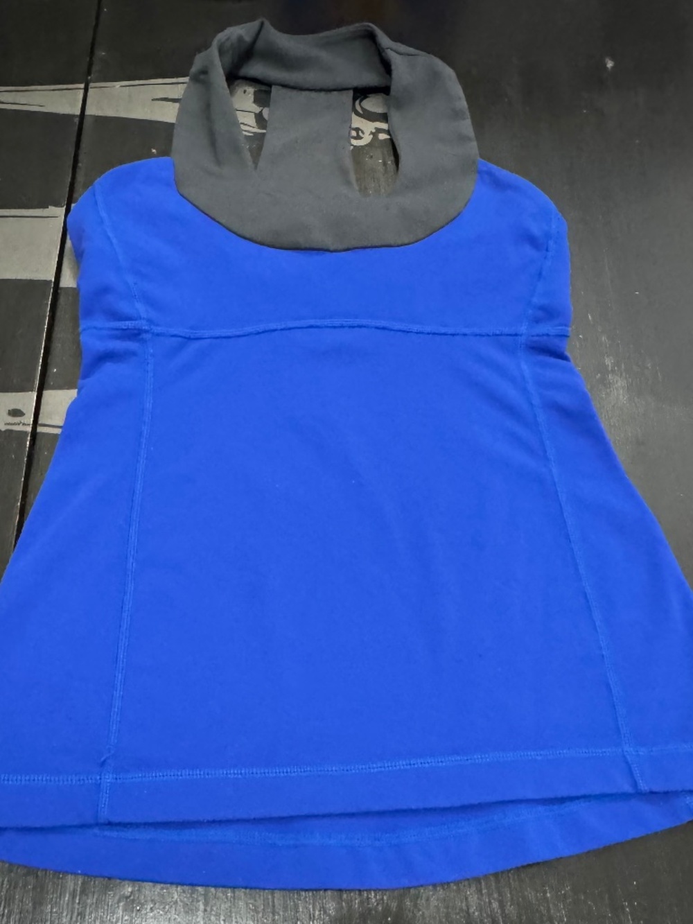 Lululemon Scoop Neck Tank in the color Rocksteady and Coal Grey Vintage